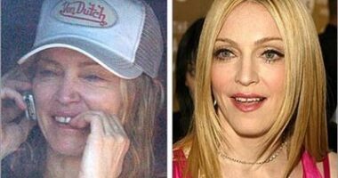 Madonna sin maquillaje