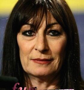 Angelica Huston sin maquillar