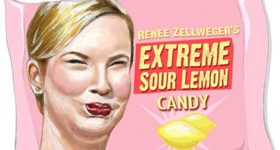 Renee Zellwegger's Extreme Sour Lemon Candy