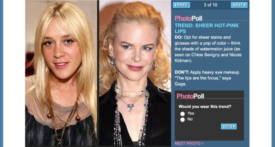 DO: Opt for sheer stains and glosses with a pop of color – think the shade of watermelon juice (as seen on Chloe Sevigny and Nicole Kidman).