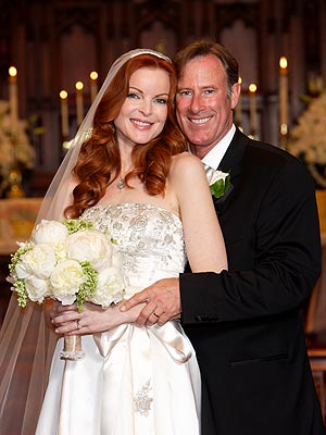 Boda de Marcia Cross con Tom Mahoney