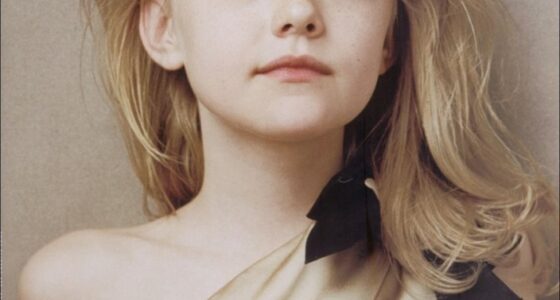 Dakota Fanning en Vanity Fair de niña