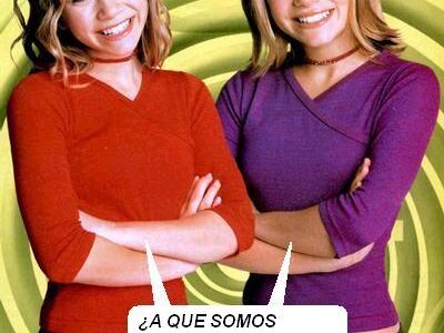 Las hermanas Olsen cuando eran adolescentes