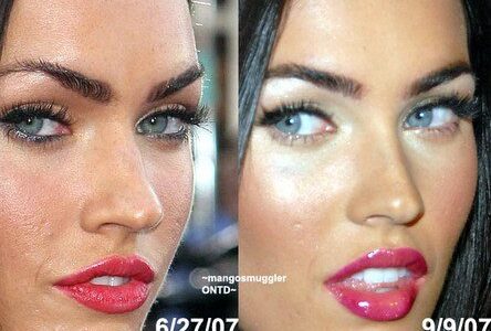 Megan Fox - Nariz antes y después