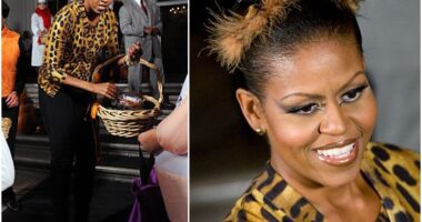 Michelle Obama en Halloween 2009