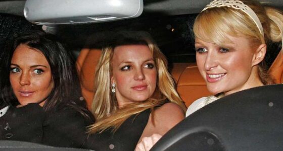 Britney Spears y Lindsay Lohan en el Mercedes SLR de Paris Hilton