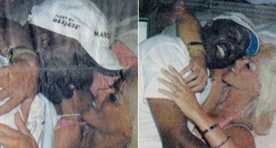 Anna Nicole Smith y Shane Gibson (ministro de Inmigración de Bahamas) pillados en la cama