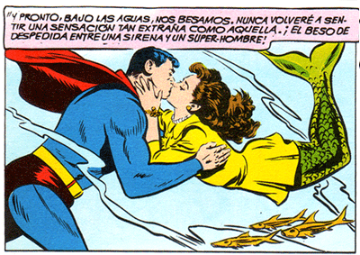 Los amores de Superman » comic de superman besando a la chica en el aire Los amores de Superman » comic de superman besando a la chica en el aire