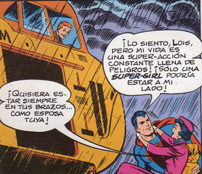 Los amores de Superman » comic de superman rescatando a una mujer 2 Los amores de Superman » comic de superman rescatando a una mujer 2
